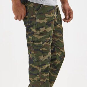 Wrangler Men's Pants Cargo Fleece Lined New Relaxed Fit Size 30 x 30 Insulated